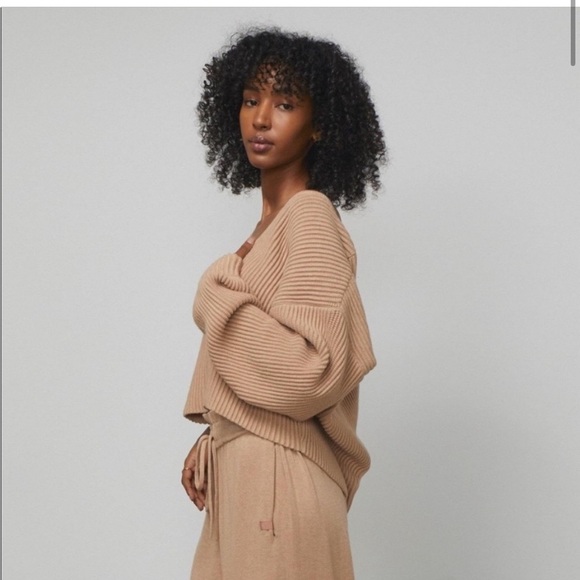 lunya | Cozy Cotton Ribbed Reversible Oversized Sweater | Size Small - Picture 2 of 12